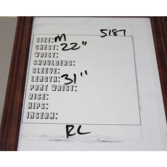 Ralph Lauren Mens M Button Down Shirt Long Sleeve Plaid Red Holiday Christmas - Picture 6 of 6